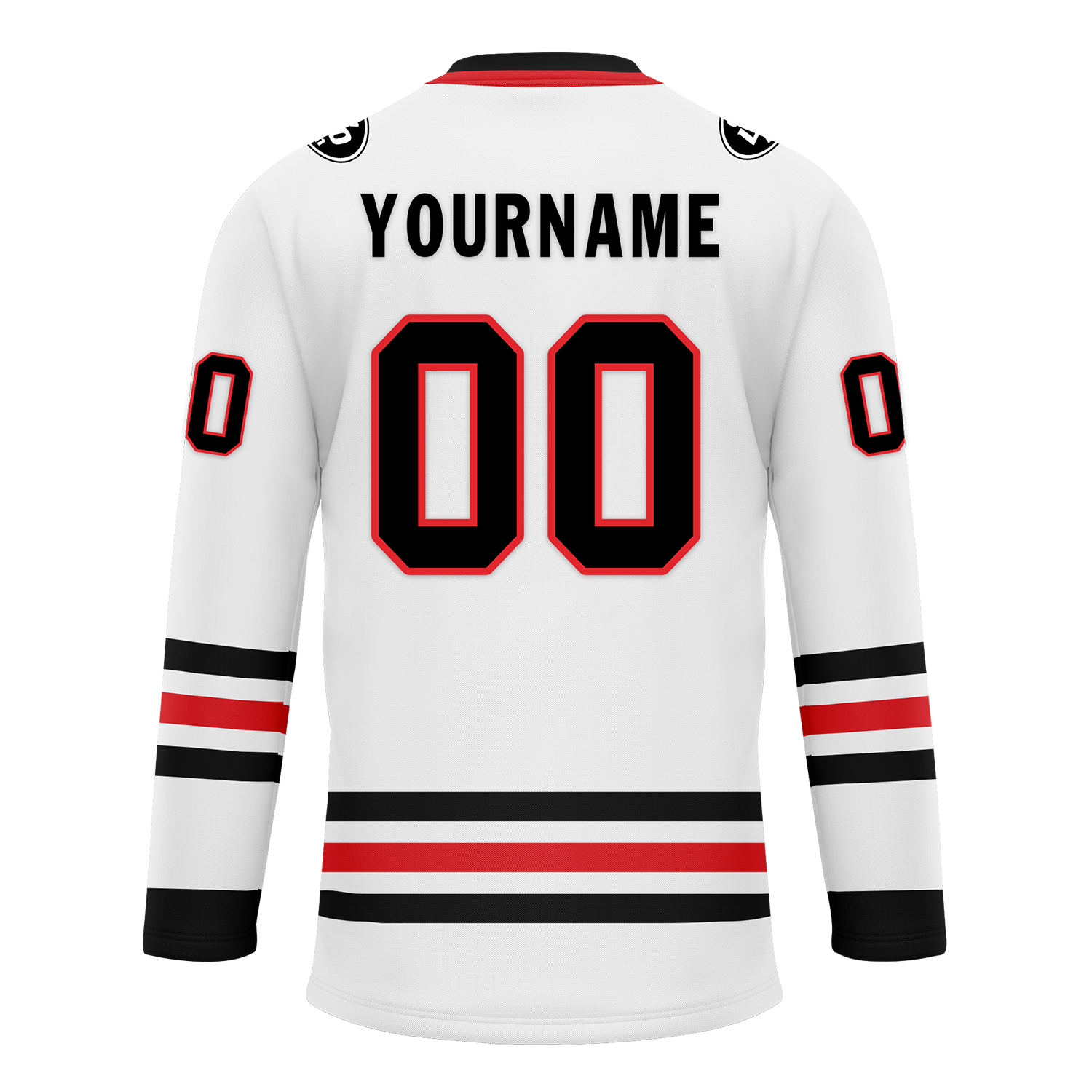 Custom White Personalized Hockey Jersey HCKJ01-D0a70be