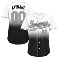 Custom Grey Black Fade Fashion Personalized Authentic Baseball Jersey BSBJ01-D0a70ee