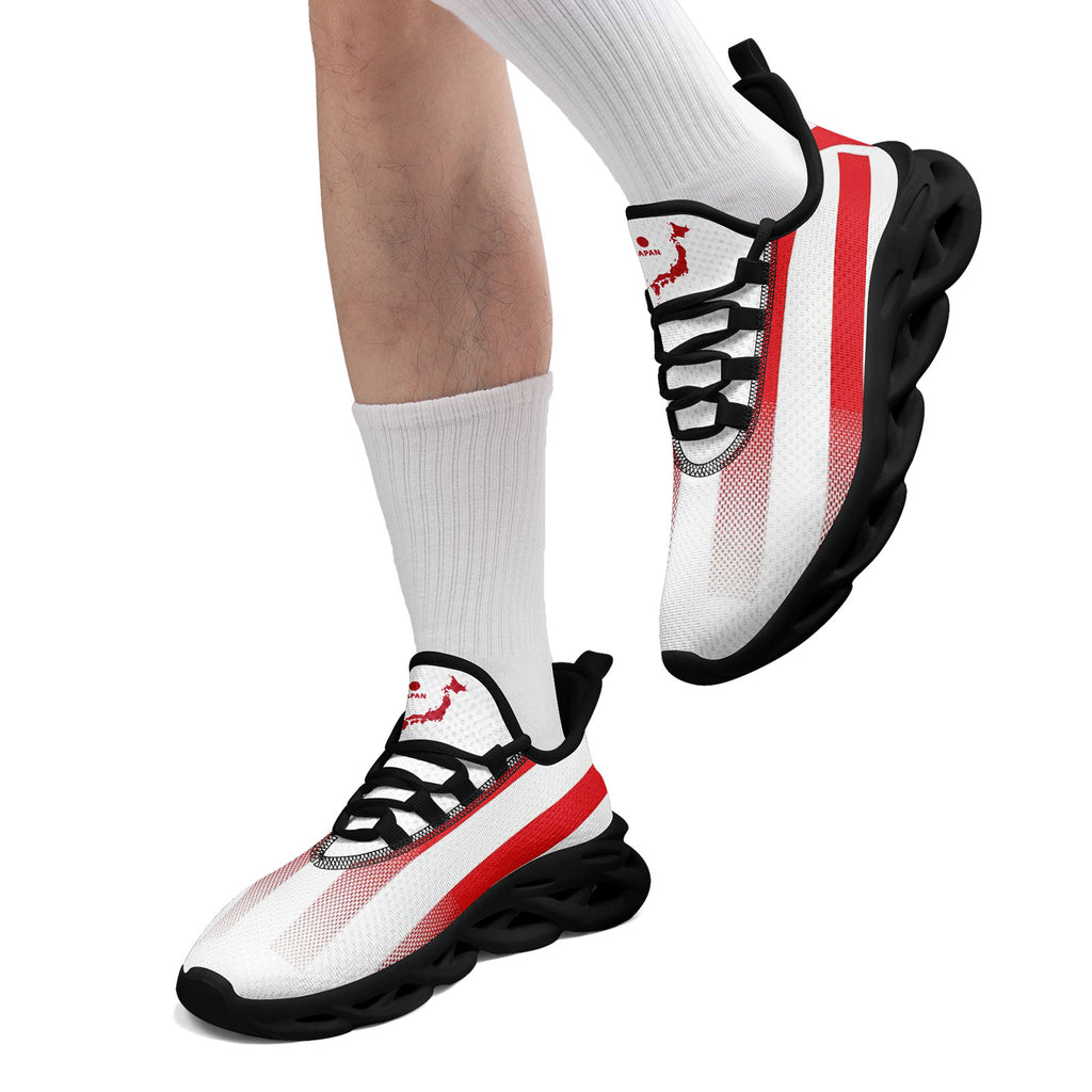 Custom Japan 2026 World Cup Sneakers DIY Country Flag Running Shoes Lightweight Sport Shoes Gift for Football Fans Personalized Team Name and Logo FN003-F025044-5