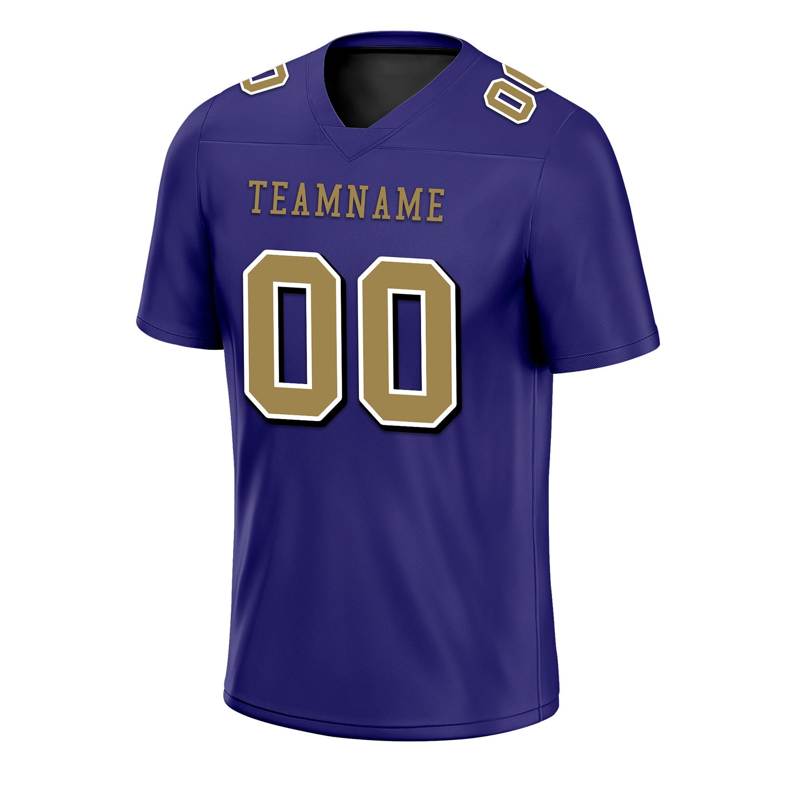 Custom Purple Baltimore Personalized Authentic Football Jersey FBJ02-E0601-3