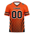 Custom Black Orange Ohio Football Jersey and Sports Shoes Combo Offer Personalized Combo ZH-D023031-6