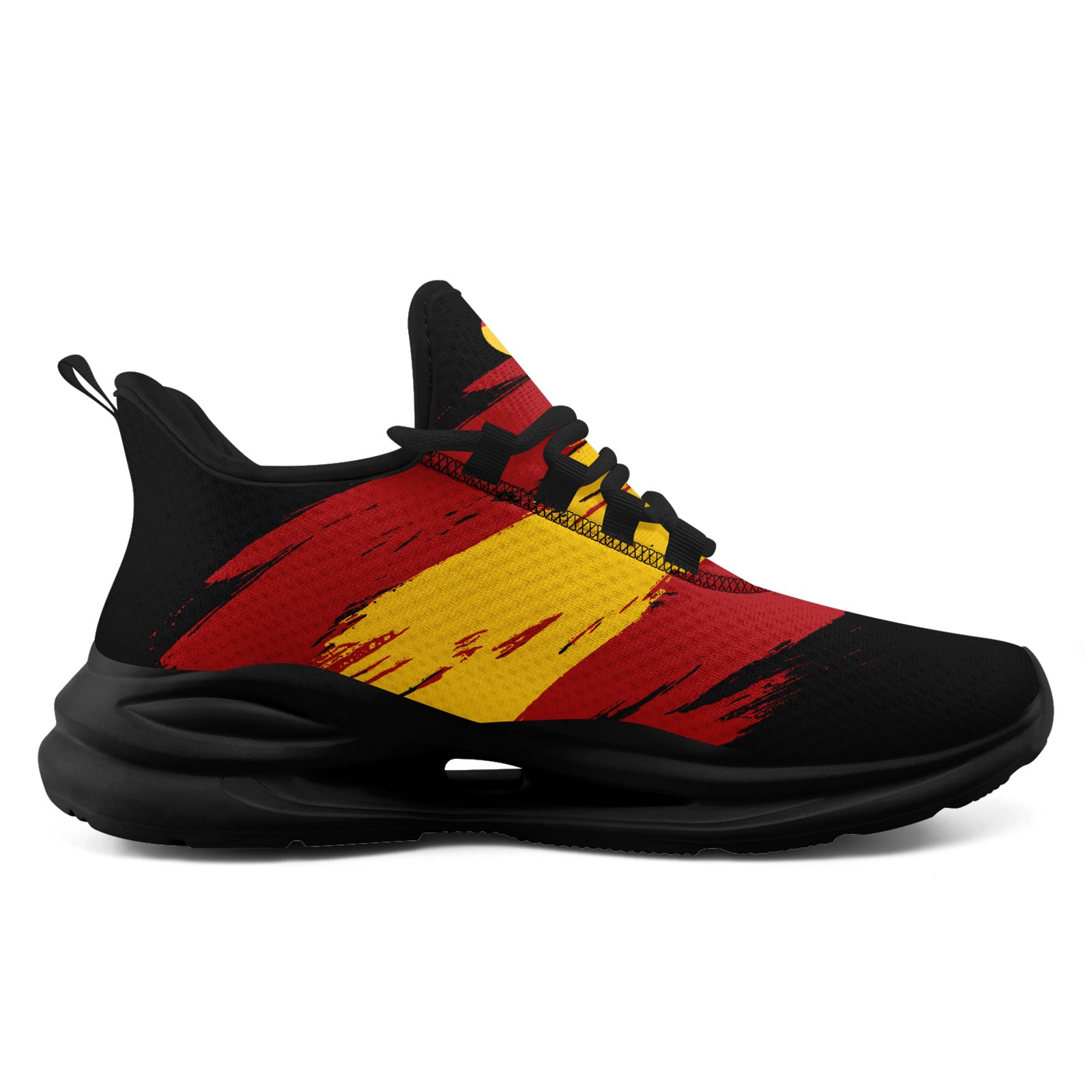 Custom 2026 World Cup Spain Sneakers DIY Country Flag Running Shoes Lightweight Sport Shoes Gift for Football Fans Personalized Team Name and Logo FN079-F023087-10