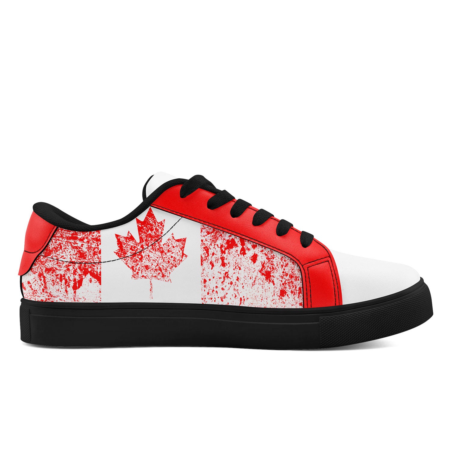 Custom Canada 2026 World Cup Sneakers DIY Country Flag Running Shoes Lightweight Sport Shoes Gift for Football Fans Personalized Team Name and Logo FN023-F020031-1