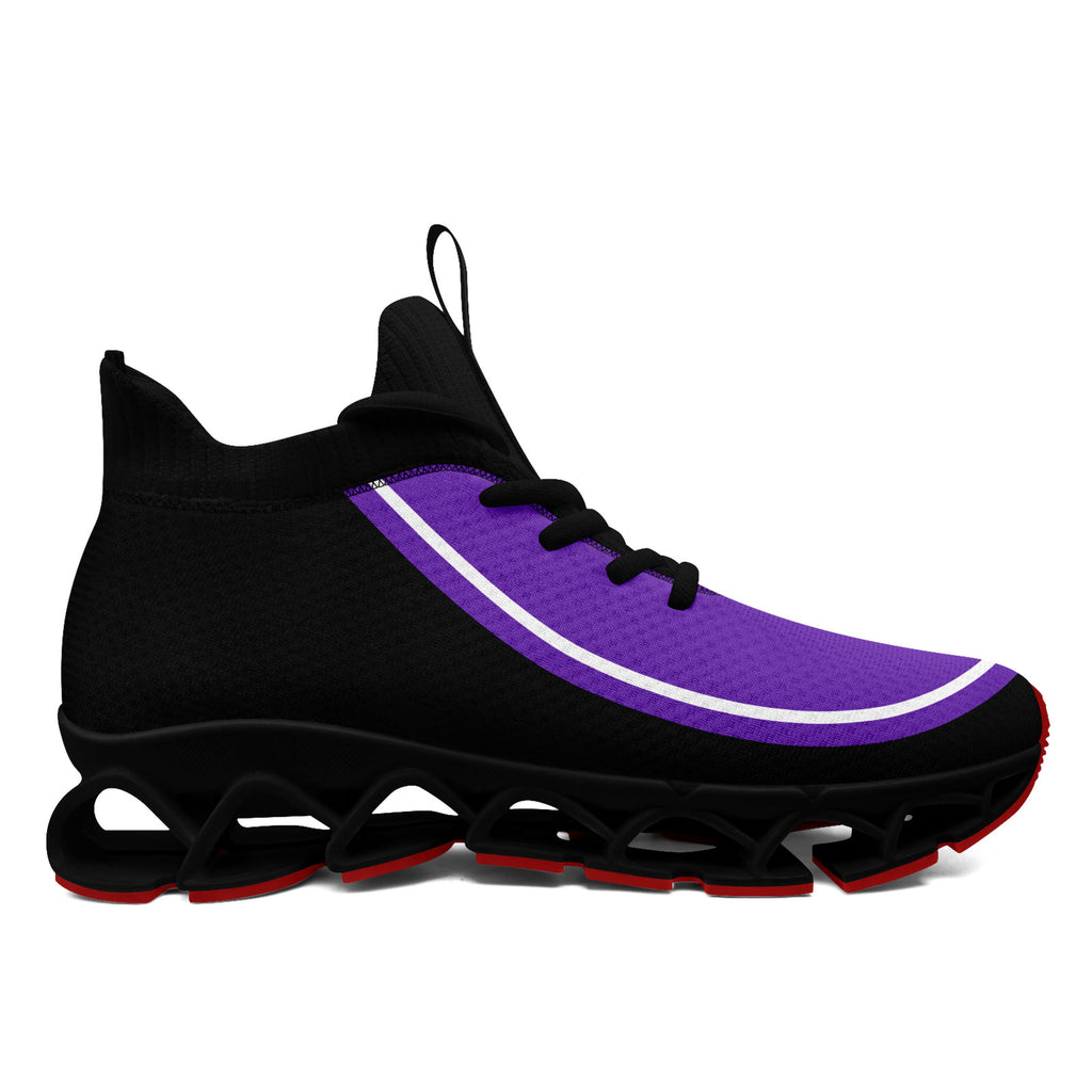 Custom Purple Black Maxsoul Shoes Personalized Sneaker FN030XD-D020388-15