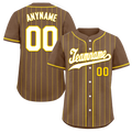 Custom Gray Stripe Fashion Personalized Authentic Baseball Jersey BSBJ01-D017259