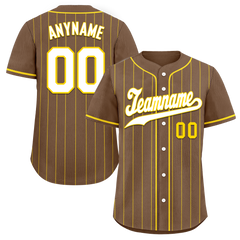 Custom Gray Stripe Fashion Personalized Authentic Baseball Jersey BSBJ01-D017259