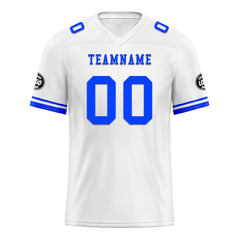 Custom Blue Indianapolis Personalized Authentic Football Jersey FBJ02-D020263-14