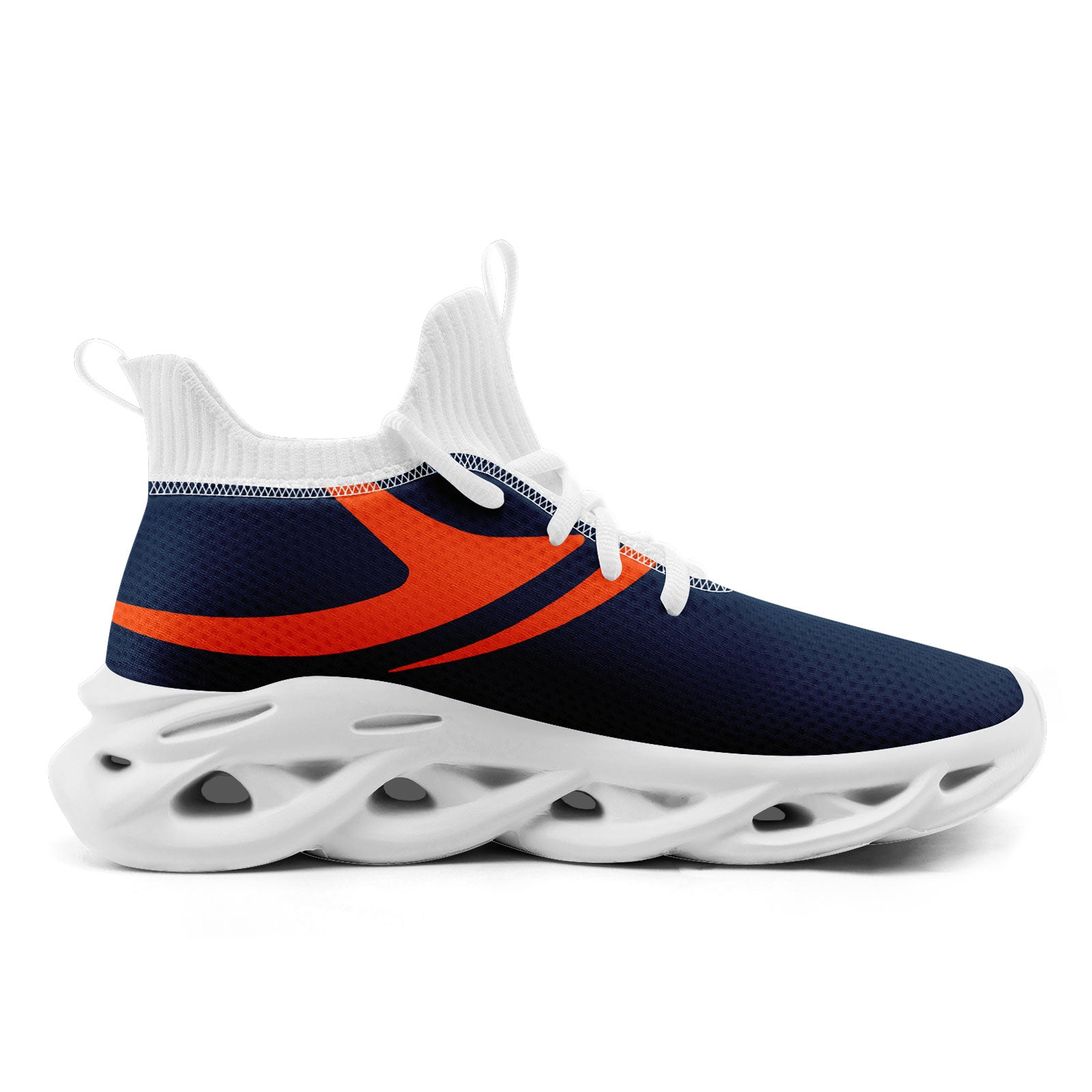Custom Blue Denver Football Jersey and Sports Shoes Combo Offer Personalized Combo ZH-D025008-12