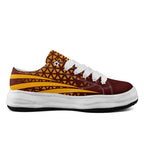 Custom Deep Red White Washington Football Jersey and Sports Shoes Combo Offer Personalized Combo ZH-D023031-31