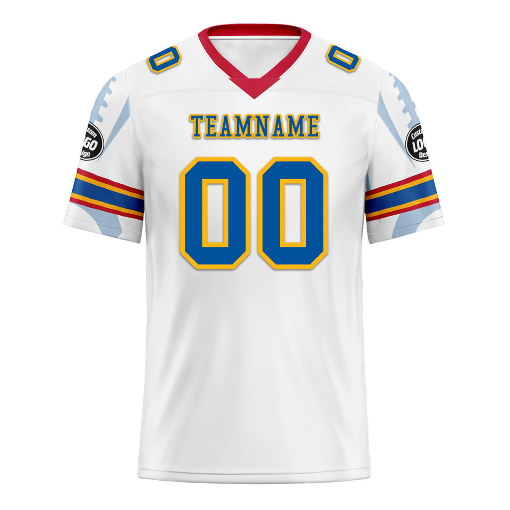 Custom White Pittsburgh Football Jersey and Sports Shoes Combo Offer Personalized Combo ZH-D025008-31