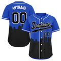 Custom Blue Black City Edition Personalized Authentic Baseball Jersey BSBJ01-D017127