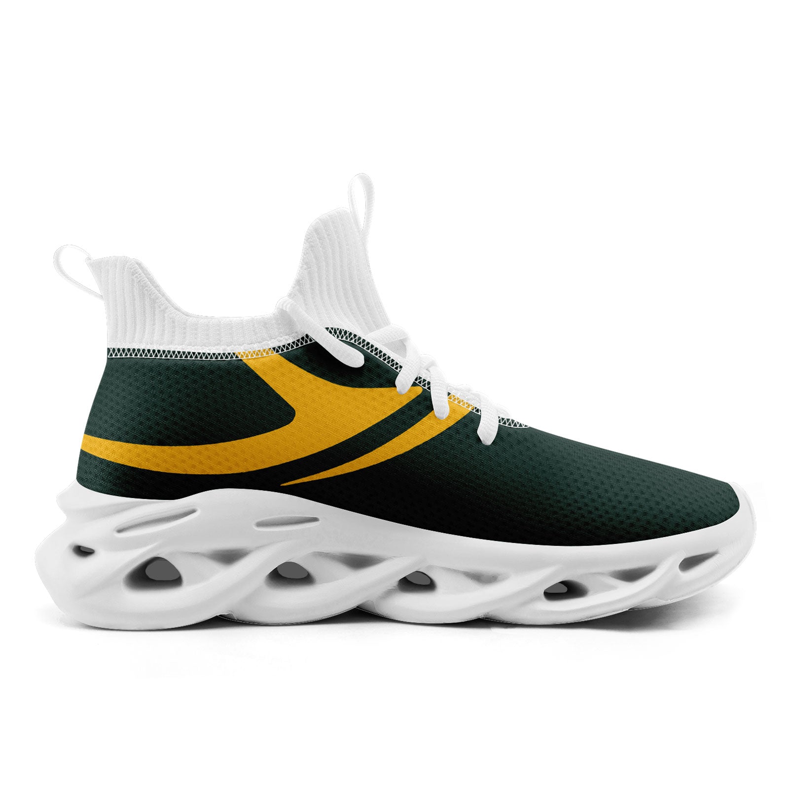 Custom Green Green Bay Football Jersey and Sports Shoes Combo Offer Personalized Combo ZH-D025008-13