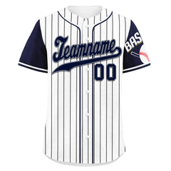 Custom Vintage Personalized Authentic Baseball Jersey BSBJ01-E025021-3