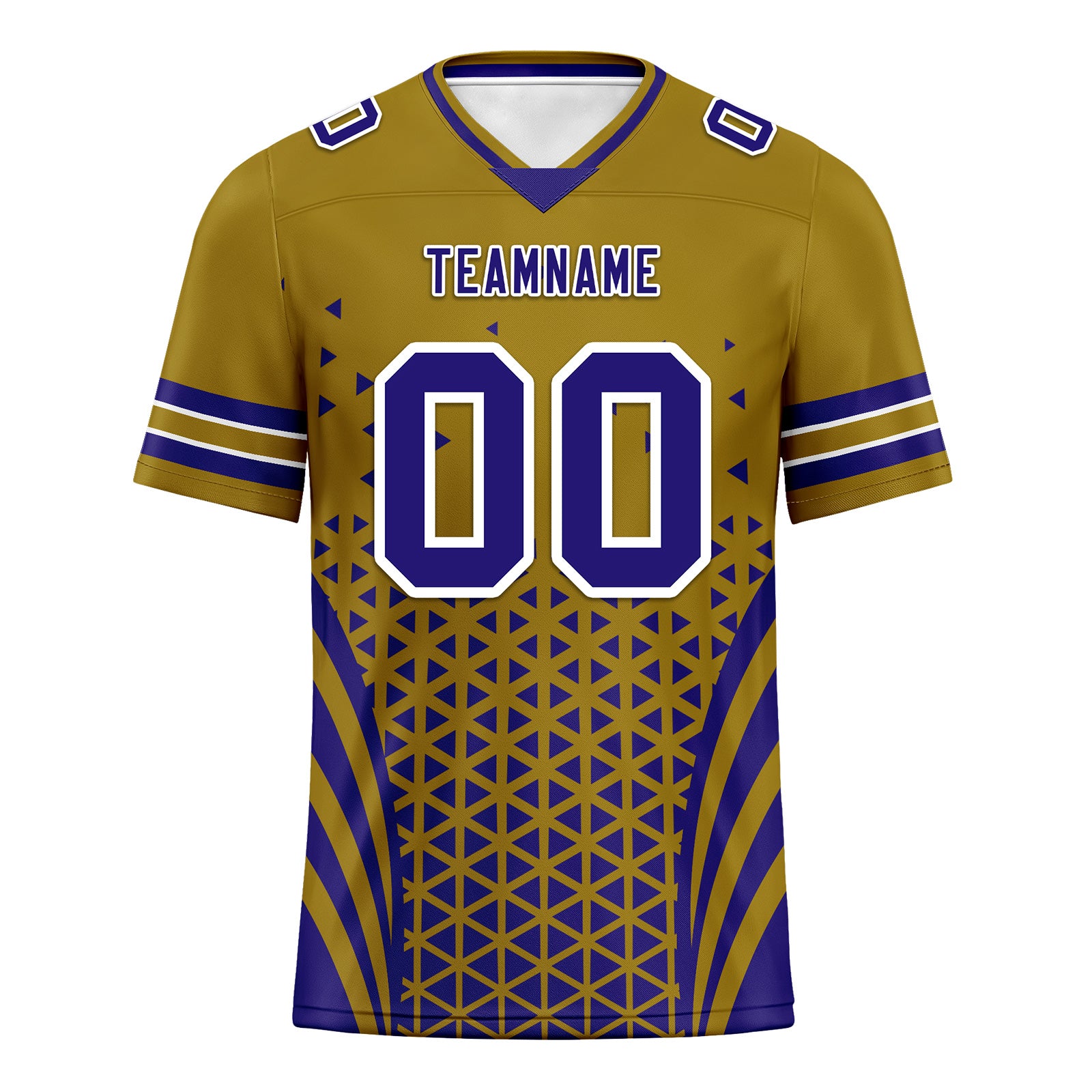 Custom Blue Yellow Maryland Football Jersey and Sports Shoes Combo Offer Personalized Combo ZH-D023031-2