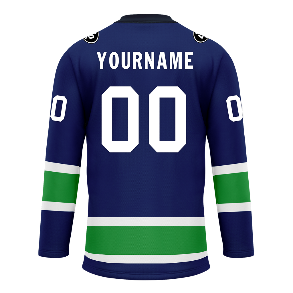 Custom Blue Green Personalized Hockey Jersey HCKJ01-D0a70dc