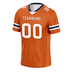 Custom Orange Classic Style Personalized Authentic Football Jersey FBJ02-bd0a70b8