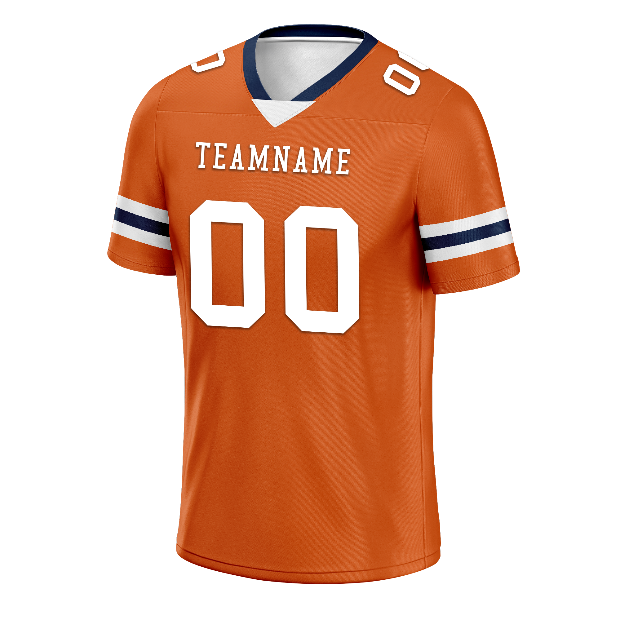 Custom Orange Classic Style Personalized Authentic Football Jersey FBJ02-bd0a70b8