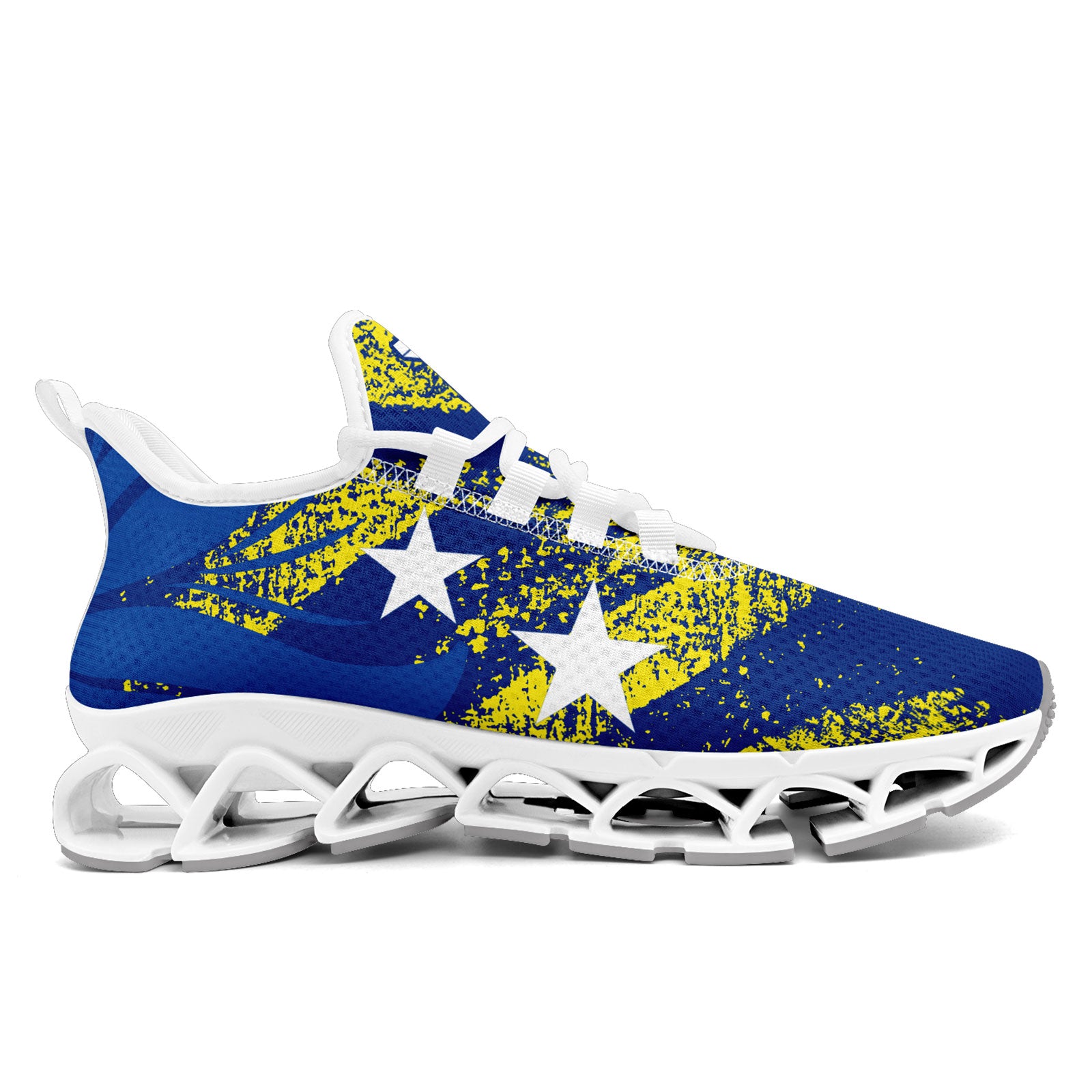Custom Curaçao 2026 World Cup Sneakers DIY Country Flag Running Shoes Lightweight Sport Shoes Gift for Football Fans Personalized Team Name and Logo FN003XD-F009091-4