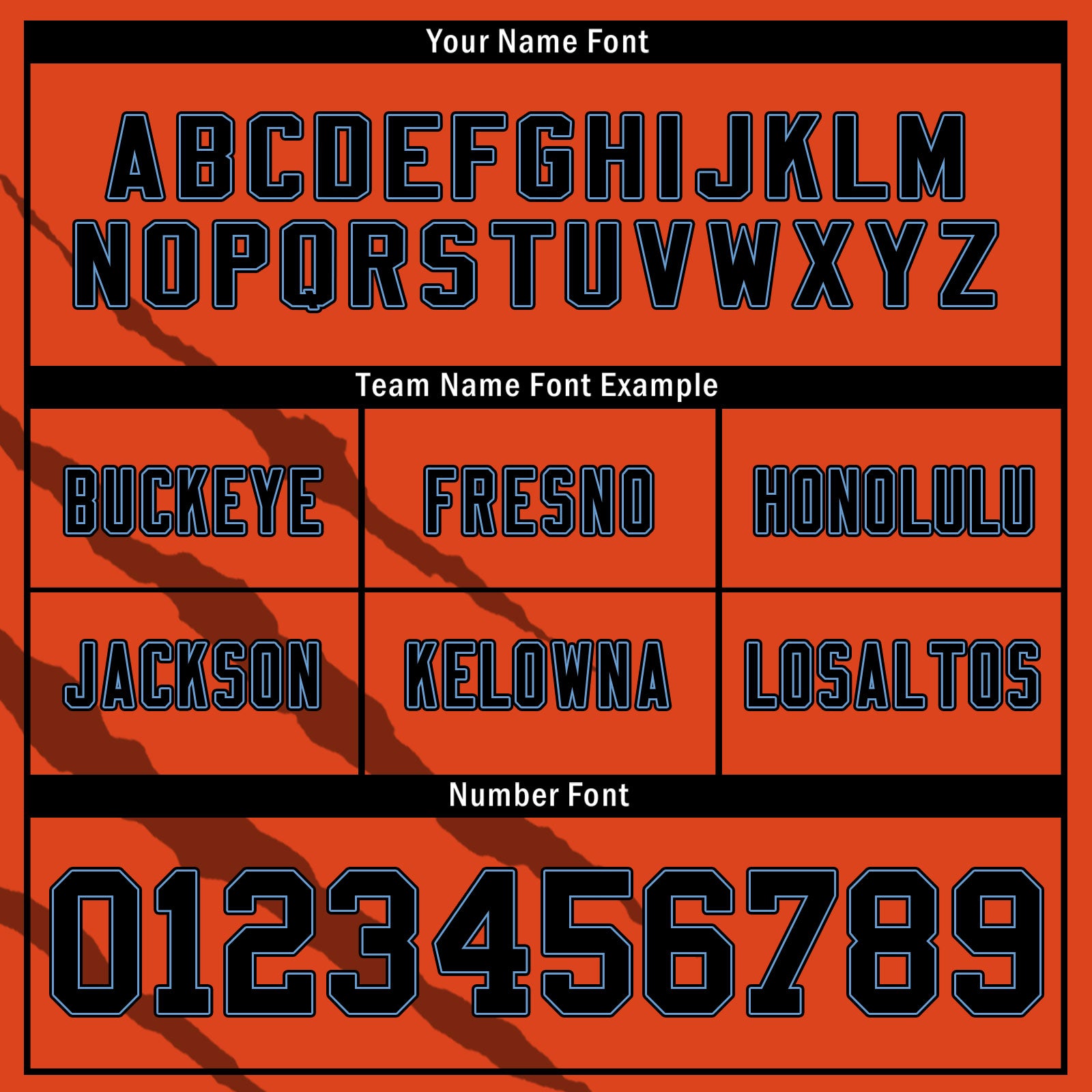 Custom Black Orange Ohio High-Performance American Football Jersey FBJ06-D023001-6