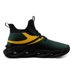 Custom Green Green Bay Football Jersey and Sports Shoes Combo Offer Personalized Combo ZH-D025008-13