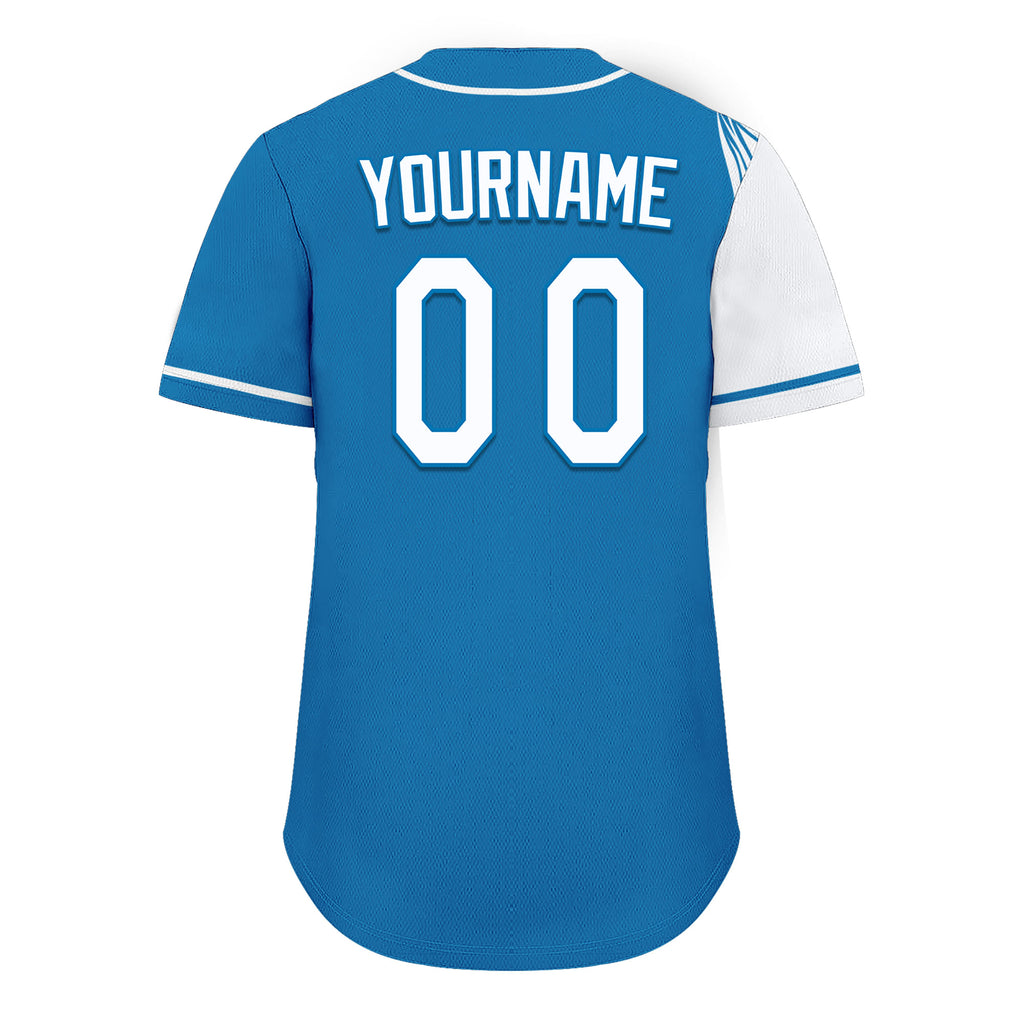 Custom Cyan White Classic Style Personalized Authentic Baseball Jersey UN002-D0b0a00-aa
