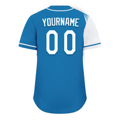 Custom Cyan White Classic Style Personalized Authentic Baseball Jersey UN002-D0b0a00-aa