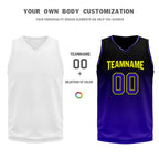 Custom Black Purple City Edition Personalized Sports Uniform Authentic Basketball Jersey BBJ01-D06101-14