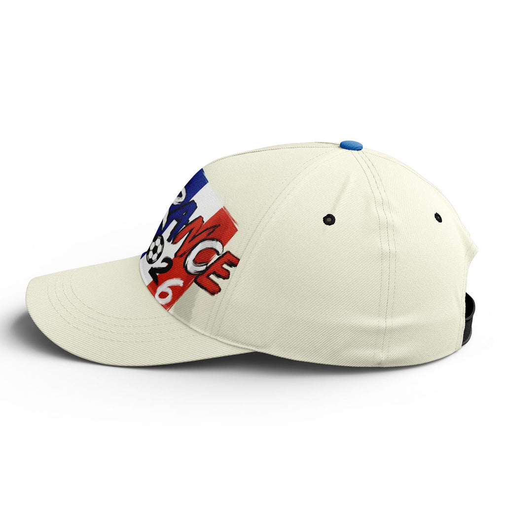 Personalized 2026 France Soccer Fan Hat - Add Your Name & Design Custom 2026 Football Tournament Hat YW061-F025082-6