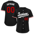 Custom Black Classic Style White Personalized Authentic Baseball Jersey BSBJ01-bd0faab