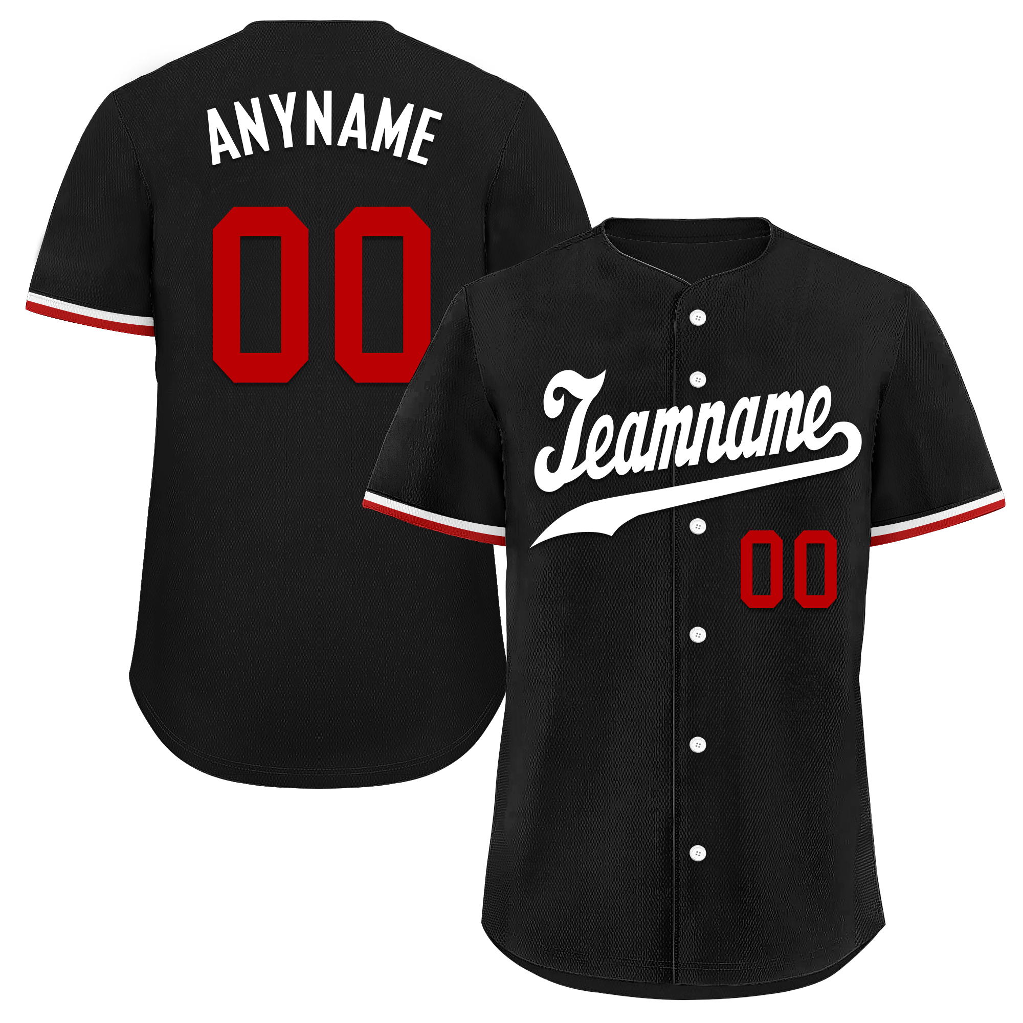 Custom Black Classic Style White Personalized Authentic Baseball Jersey BSBJ01-bd0faab