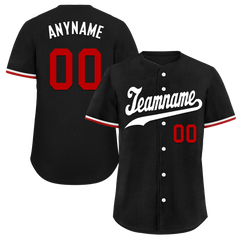 Custom Black Classic Style White Personalized Authentic Baseball Jersey BSBJ01-bd0faab