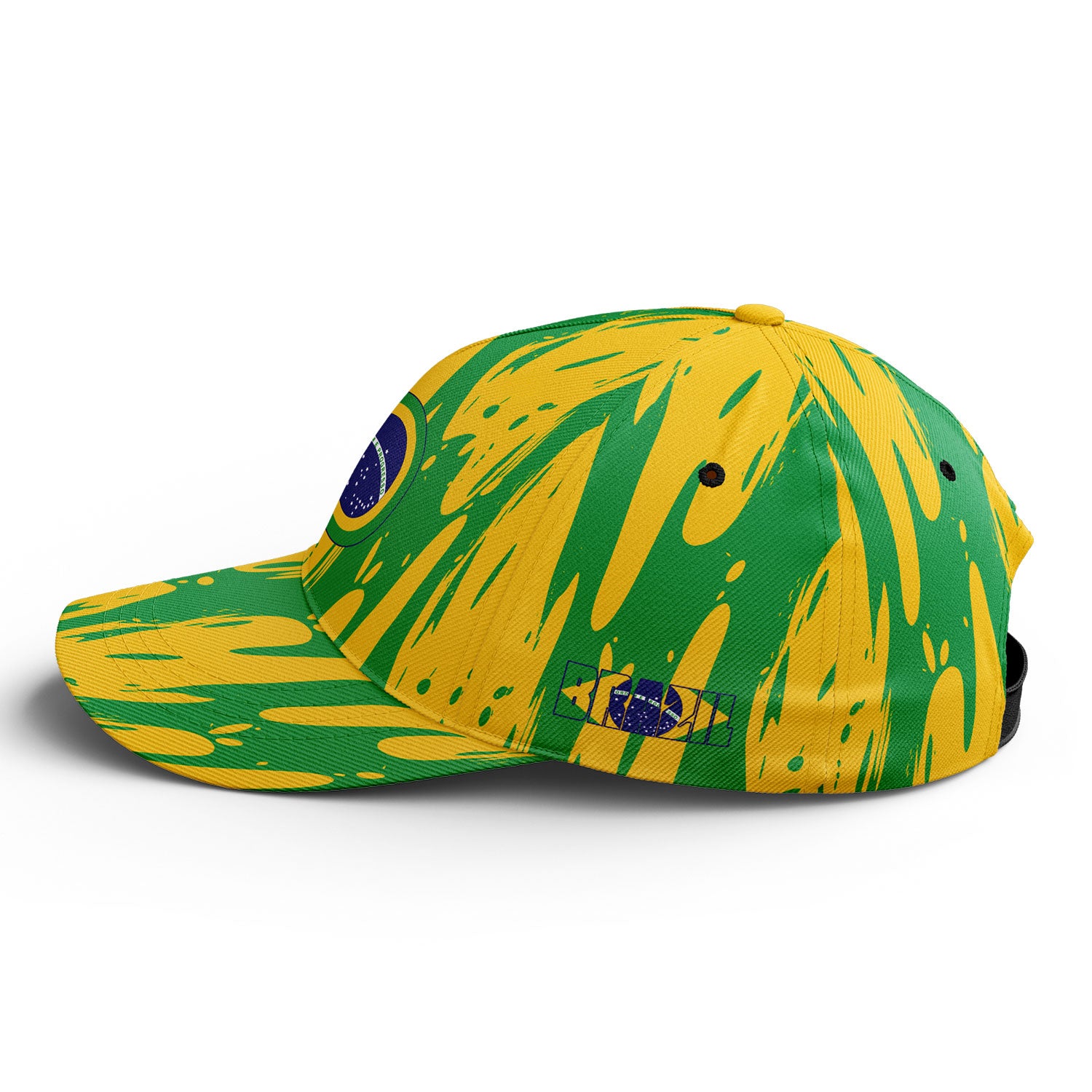 Personalized 2026 Brazil Soccer Fan Hat - Add Your Name & Design Custom 2026 Football Tournament Hat YW061-F027074-5