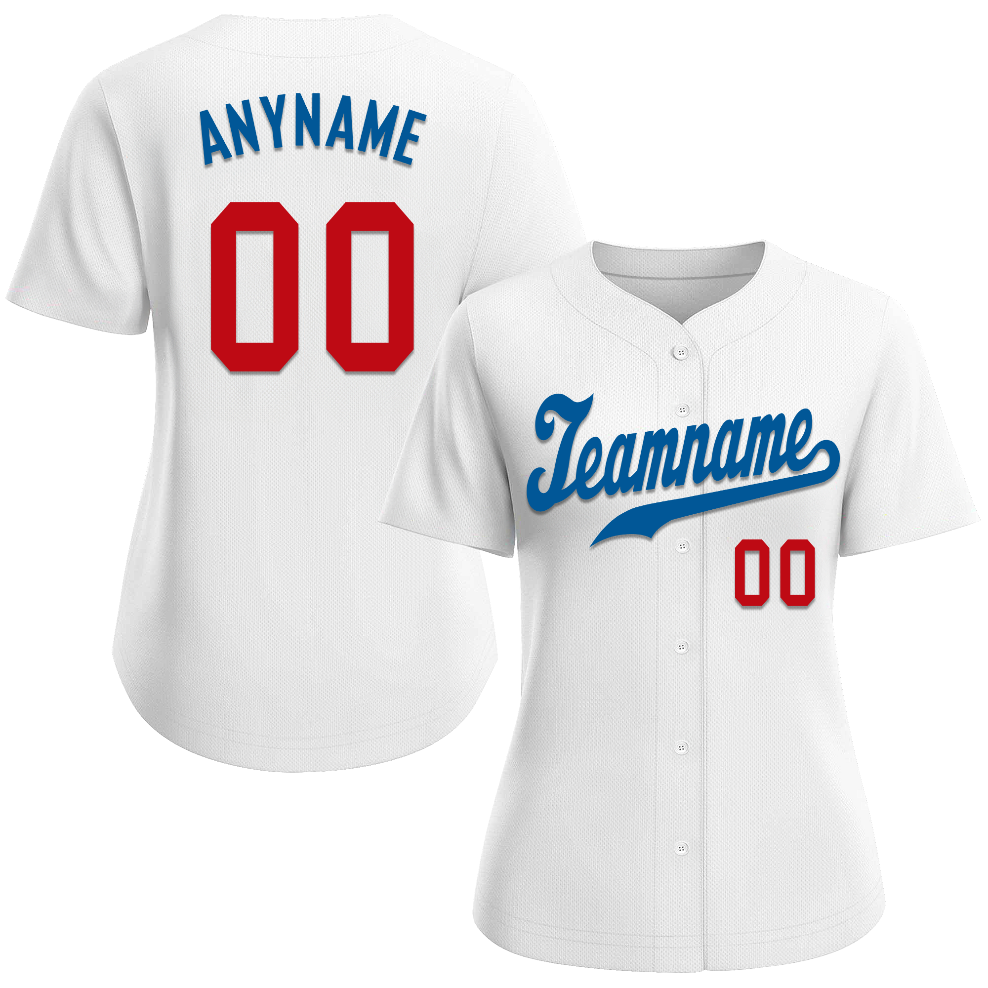 Custom White Classic Style Blue Personalized Authentic Baseball Jersey BSBJ01-bd0faeb