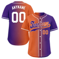 Custom Orange Purple Gradient Fashion Personalized Authentic Baseball Jersey BSBJ01-D0a7a08