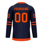 Custom Blue Orange Personalized Hockey Jersey HCKJ01-D0a70c8