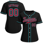 Custom Black Classic Style Red Personalized Authentic Baseball Jersey BSBJ01-bd0faec