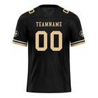 Custom Black New Orleans Personalized Authentic Football Jersey FBJ02-D020263-19