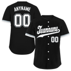 Custom Black Classic Style White Personalized Authentic Baseball Jersey BSBJ01-bd0faa7