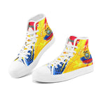 Custom Ecuador 2026 World Cup Sneakers DIY Country Flag Running Shoes Lightweight Sport Shoes Gift for Football Fans Personalized Team Name and Logo FN024-F009099-4