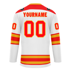 Custom White Red Personalized Hockey Jersey HCKJ01-D0a70cf