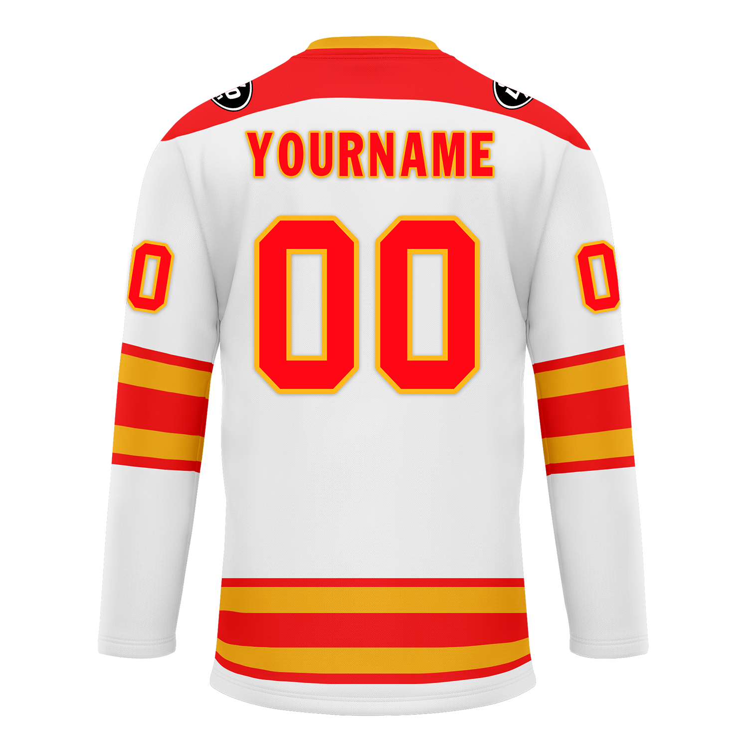 Custom White Red Personalized Hockey Jersey HCKJ01-D0a70cf