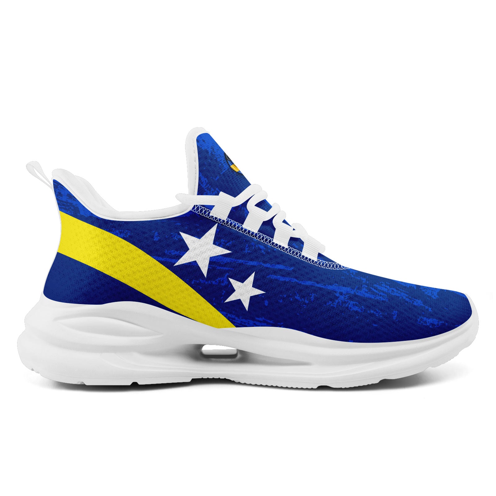 Custom Curaçao 2026 World Cup Sneakers DIY Country Flag Running Shoes Lightweight Sport Shoes Gift for Football Fans Personalized Team Name and Logo FN079-F009087-2