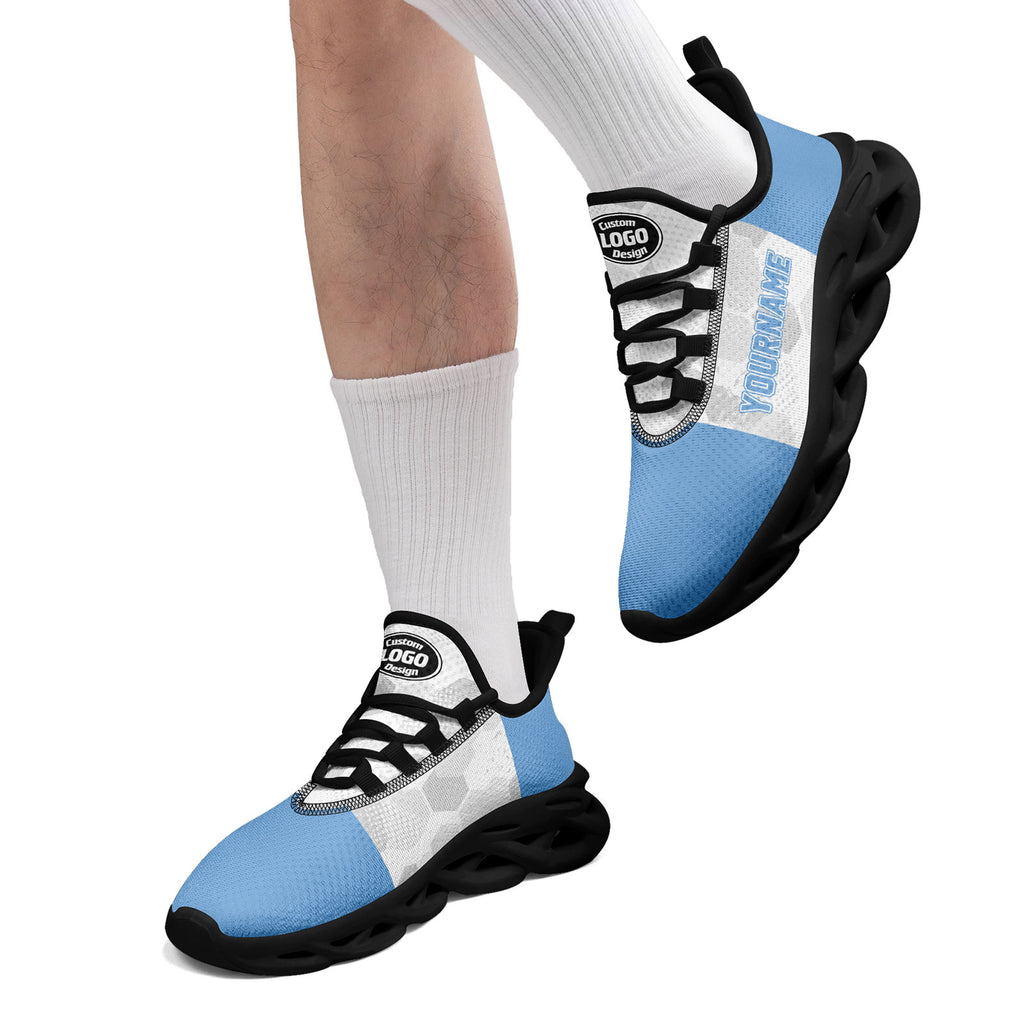 Custom 2026 World Cup Argentina Sneakers DIY Country Flag Running Shoes Lightweight Sport Shoes Gift for Football Fans Personalized Team Name and Logo FN003-F027086-5