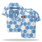 Custom 2026 World Cup Argentina High Quality Soccer Stadium Version Jersey Sneakers Sports Shoes and Hat Combo Offer Personalized Team Name and Logo ZH-F027090-1
