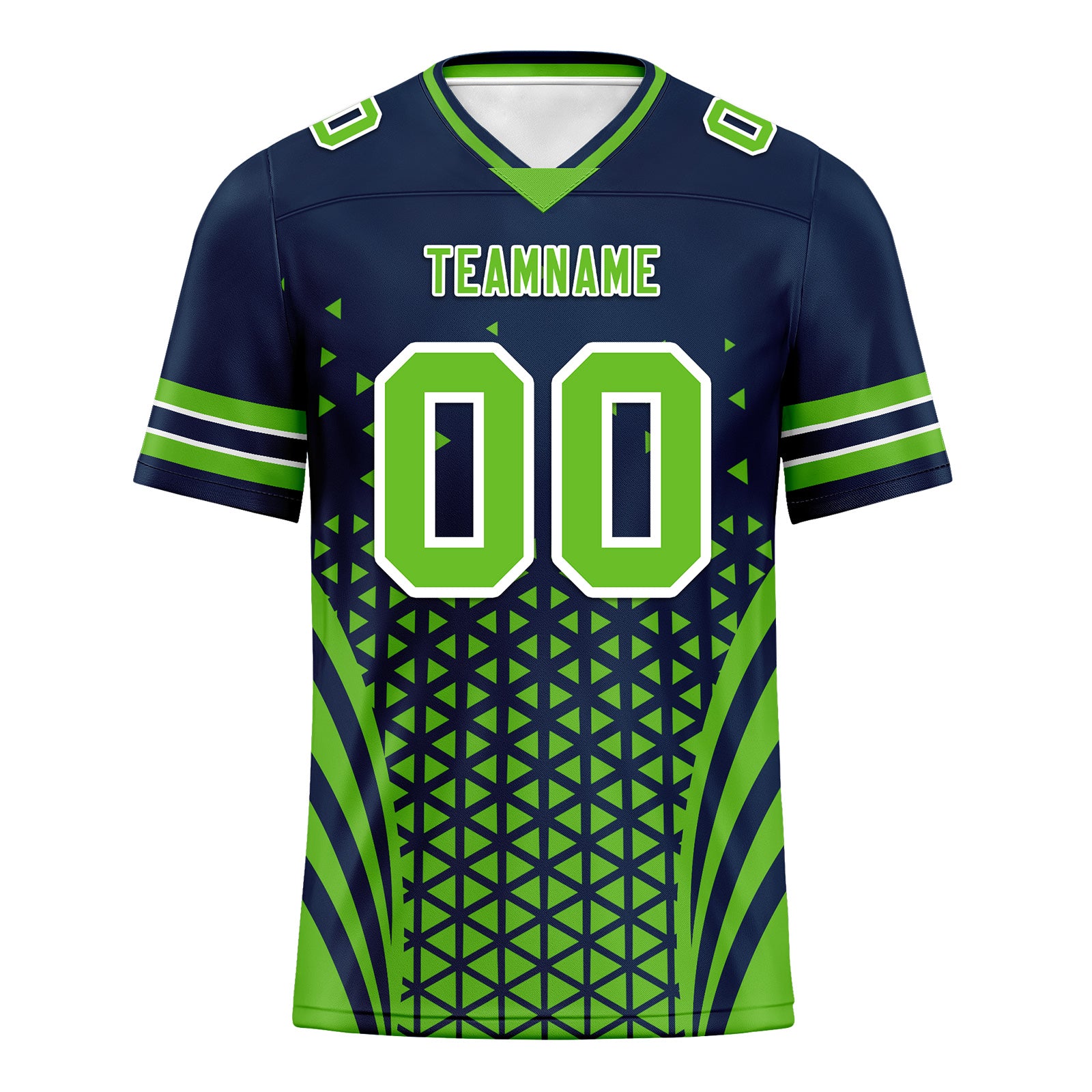 Custom Blue White Washington Football Jersey and Sports Shoes Combo Offer Personalized Combo ZH-D023031-27