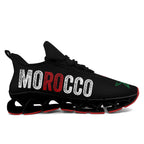 Custom Morocco 2026 World Cup Sneakers DIY Country Flag Running Shoes Lightweight Sport Shoes Gift for Football Fans Personalized Team Name and Logo FN003XD-F009086-1