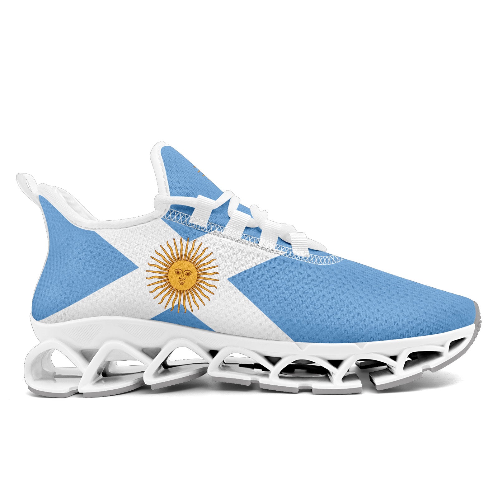 Custom 2026 World Cup Argentina Sneakers DIY Country Flag Running Shoes Lightweight Sport Shoes Gift for Football Fans Personalized Team Name and Logo FN003XD-F027046-3
