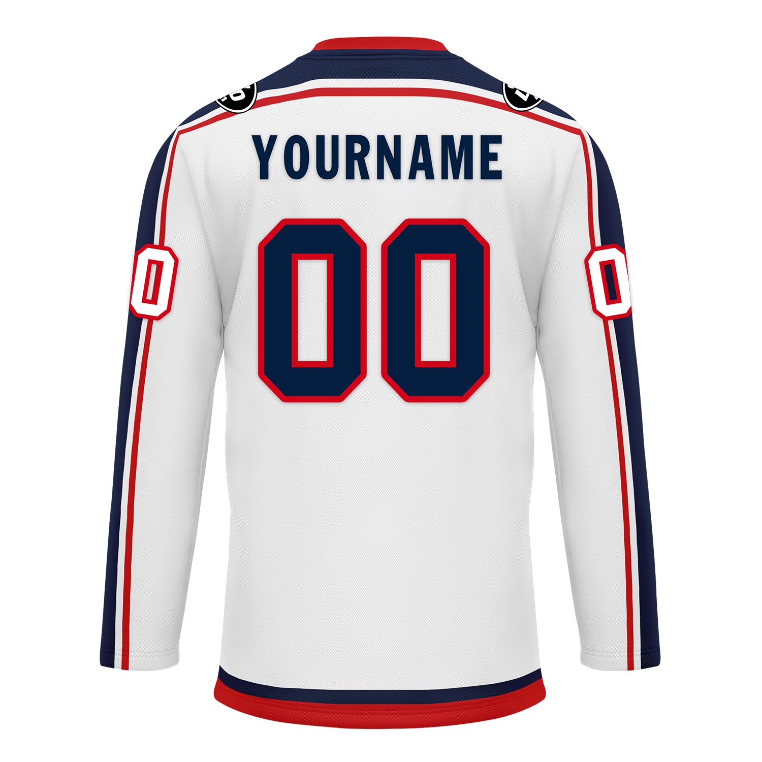 Custom White Personalized Hockey Jersey HCKJ01-D0a70fa