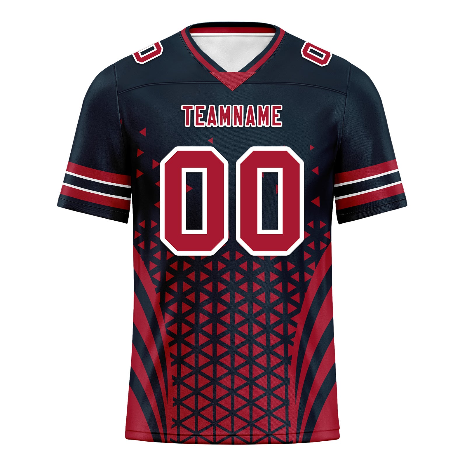 Custom Blue White Texas Personalized Authentic Football Jersey FBJ02-D023033-12