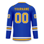 Custom Blue Yellow Personalized Hockey Jersey HCKJ01-D0a70cc